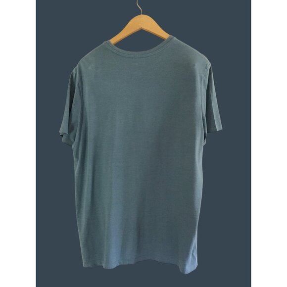 GOODIELLOW- MENS BLUE SOLID SHORT SLEEVE T-SHIRT SIZE LARGE - Picture 2 of 7